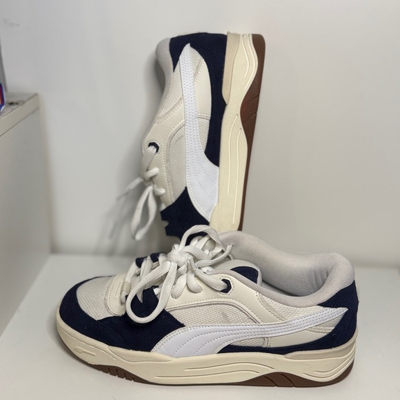 Puma Other - Puma 180 Vapor Grey Navy Sneakers Size M10/W11.5 Y2K Skate Style